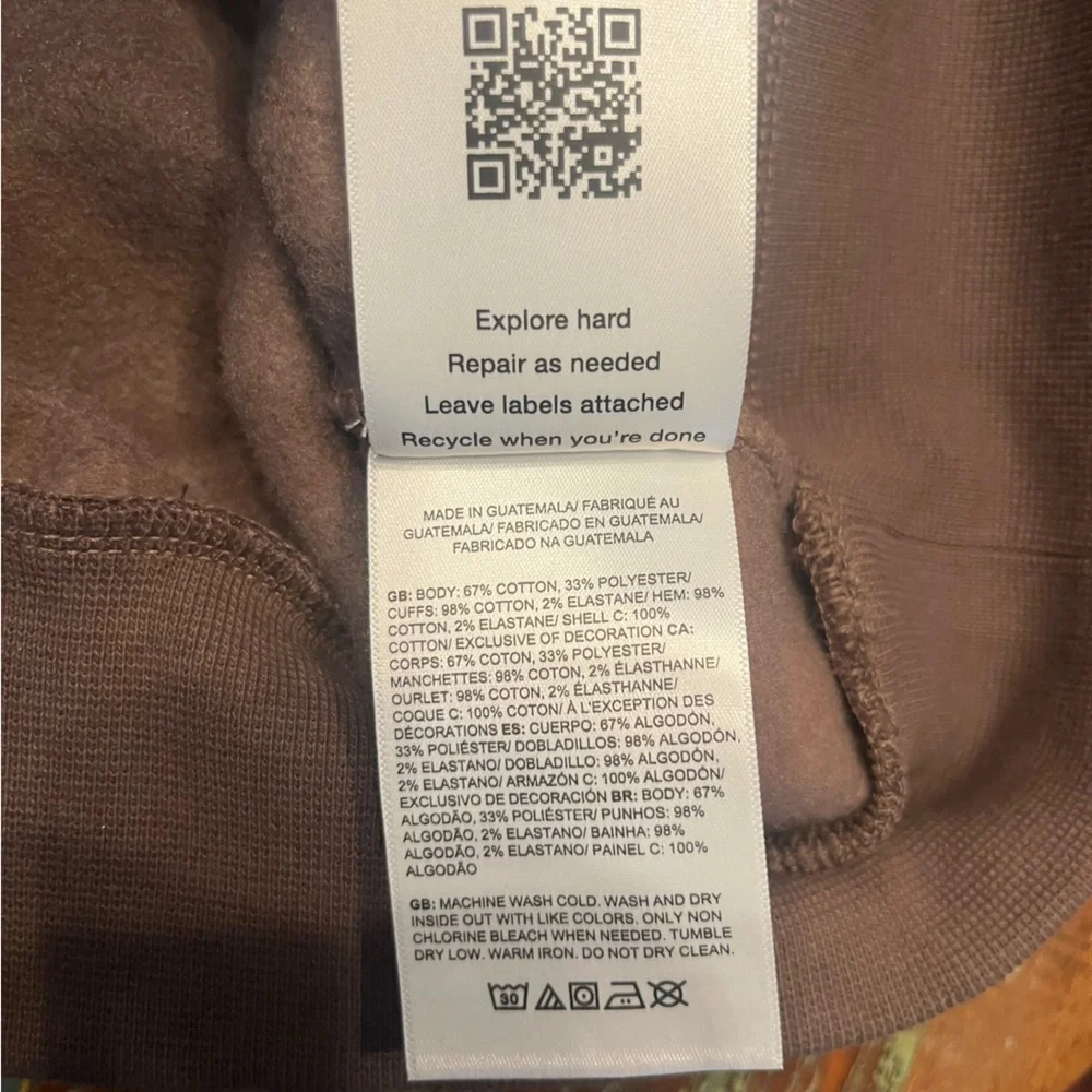 The North Face brown north